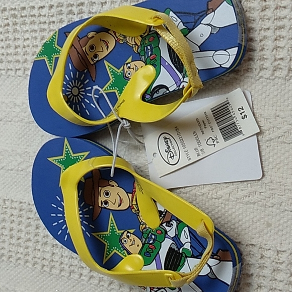 Disney Shoes Disney Collection Woody Buzz Lightyear Flip Flops